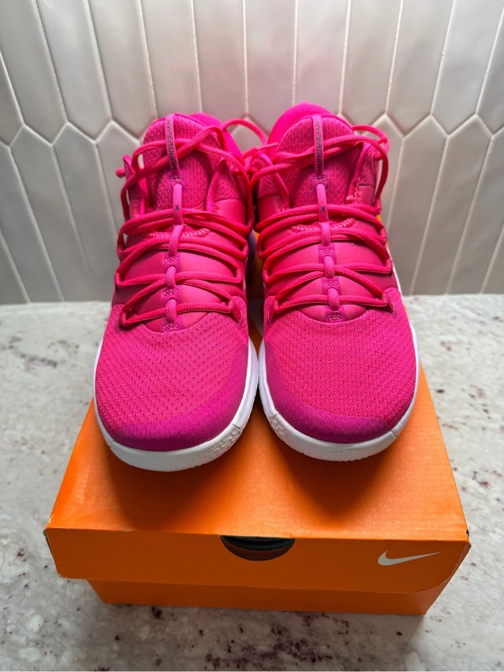 Nike Men’s Pink Kay Yow HyperDunk Basketball Shoes